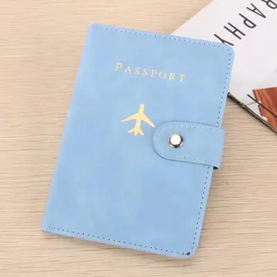 PU leather passport wallet, document storage, multi-card - 7