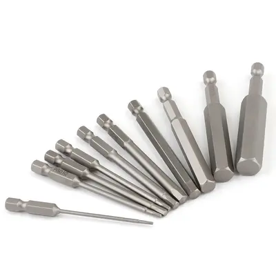 Strong Magnetic Extension Hex Bit Set for Electric Screwdriver and Drill, 6 Pieces