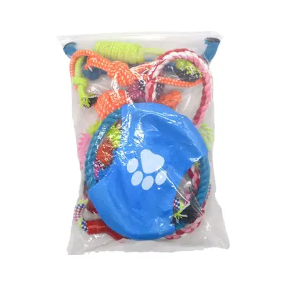 Cotton Rope Dog Ball, Chew-Resistant, for Puppies - 5