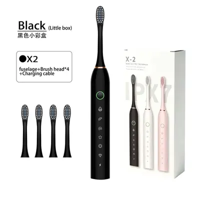 Portable Electric Toothbrush Set for Dorm, Home and Travel, Children and Adults - 8