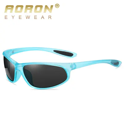 Sports Sunglasses, Small Frame, Dark Green, Polarized, Model 3033 - 11