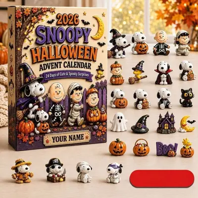 2026 Halloween-Adventskalender mit niedlicher Welpen-Blindbox