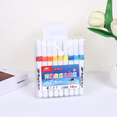 Acrylic-Marker-Set Lagerbestand, überlagerbarer Acrylmarker für Kinderzeichnungen und Graffiti, direkt vom Hersteller, Acrylic-Marker in Beuteln - 8