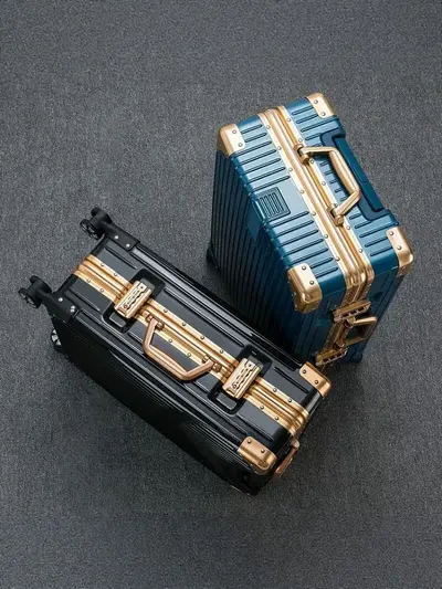 Aluminium Frame Universal Wheel Combination Lock Carry-On Case - 3