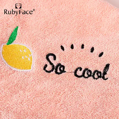 RUBYFACE hazır kuru saç bonesi çok renkli yumuşak kalınlaştırılmış mercan kadife ultra ince elyaf süper emici çabuk kuruyan duş bonesi