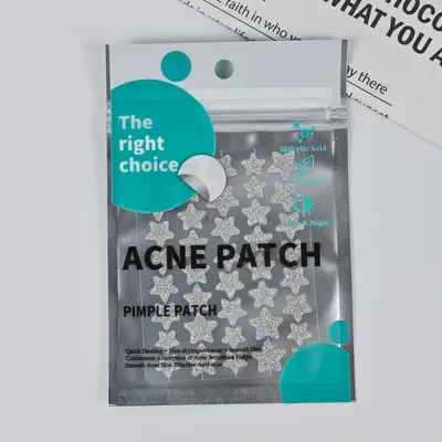 Star Hydrocolloid Acne Patch, Glitter Concealer, Lightweight - 8