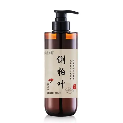 Platycladus Leaf Herbal Shampoo with Ginger for Oil Control - 6