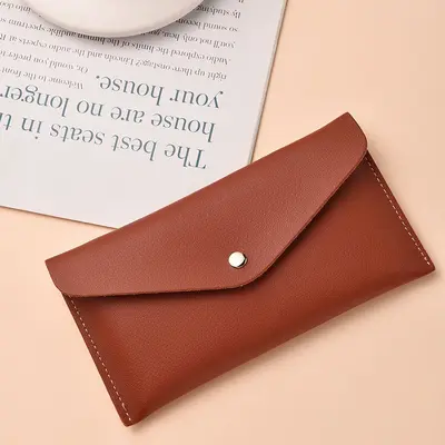 Men's Long Wallet, Large Capacity Multifunctional Clutch with Zipper - 12