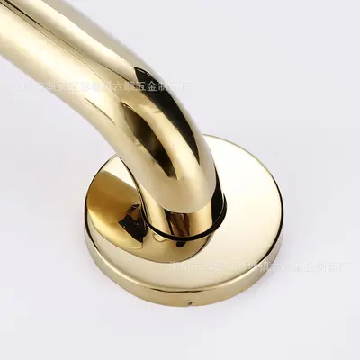 Stainless Steel Gold U-Shaped Elbow Door Handle and Handrail