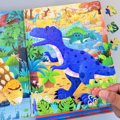 Magnetic Puzzle for Ages 2-8, Magnetic Early Education Toy - 4