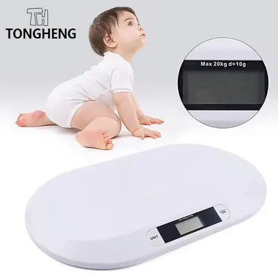 Grenzüberschreitend heißer Verkauf intelligente Babywaage digitale Waage 20 kg Waage Haus kleine Babywaage Haustierwaage - 2