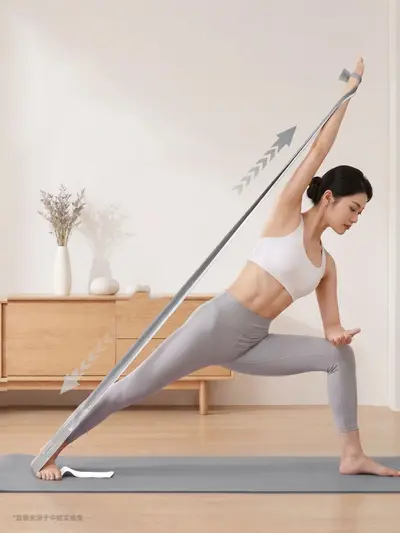 Elastik direnç bandı kadın fitness yoga bacak - 3