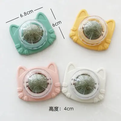 Rotating Catnip Ball Cat Toy with Lick and Chew Teeth Cleaning Function - 9