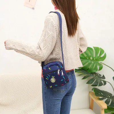 Oxford Cloth Mom Bag Small Square Single-Shoulder Crossbody Lightweight - 5