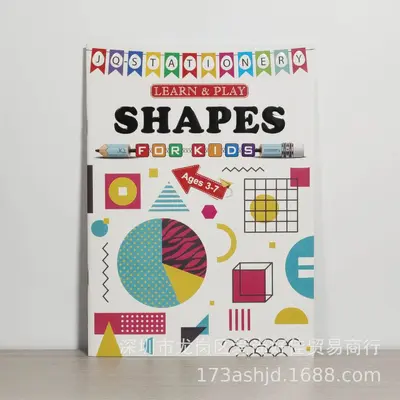 English Coloring and Sticker Book, A4, for Ages 3-8 - 3