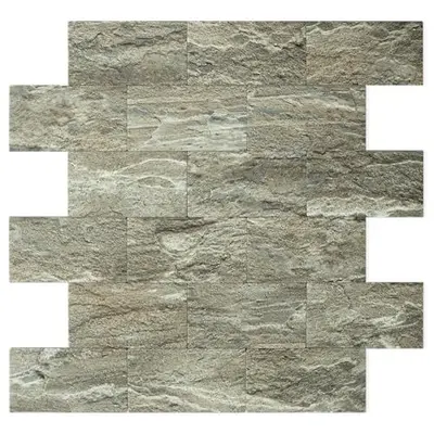 Thick PVC Self-Adhesive Wall Tile, Stone Look, 30x30 cm, Light Brown - 10