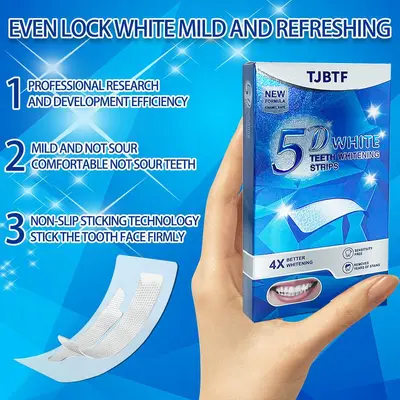 5D Teeth Whitening Strips, Removes Yellowing, Multiple Specifications - 4