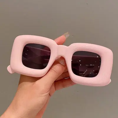 Kinder-Sonnenbrille mit eckigem Rahmen, verspieltes Design - 8