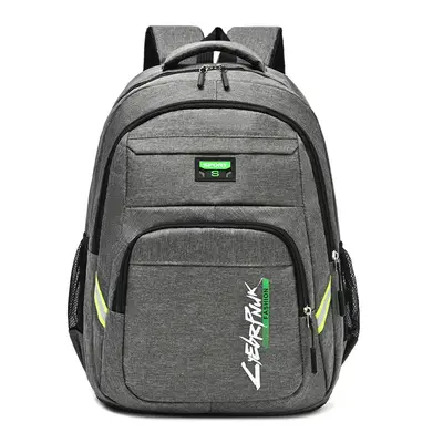 Cross-border Solid Color Business Backpack New Large Capacity Student School Bag Fashion Minimalist Outdoor Travel Casual Shoulder Backpack - 7