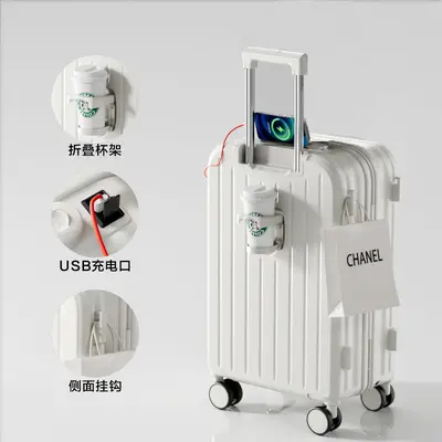 Rolling suitcase, password lock, large capacity, durable travel - 11