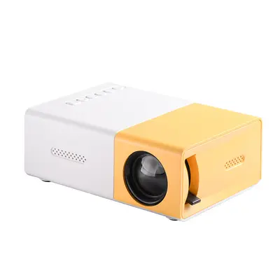 Neues YG300 Kabelgebundenes Smartphone-Spiegelungs-Projektionsgerät Heimkino LED Tragbarer Mikro-Mini-HD-Projektor