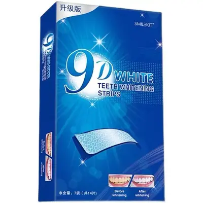 9D Teeth Whitening Strips, Yellow Stain Removal - 6