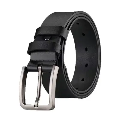 Men's pin buckle belt Korean style men's business middle-aged youth casual belt young men's denim belt factory direct sales