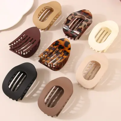 Amazon Best-Selling Hair Claw Clip Set - Frosted Back Claw Clip, Oval Claw Clip, Square Claw Clip, Shark Claw Clip Hair Accessories