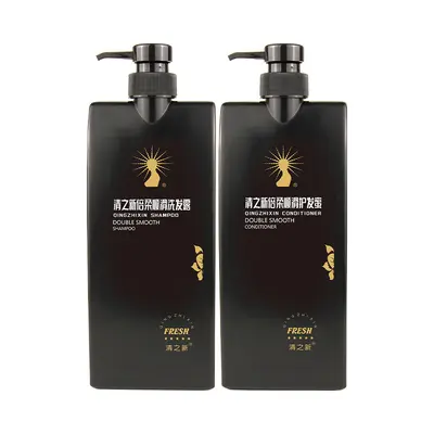Qingzhixin Anti-Dandruff Shampoo and Conditioner Set, Moisturizing - 11