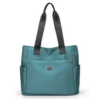 Oxford Cloth Lightweight Tote Crossbody Bag, Extra Large, Model 4014 - 8