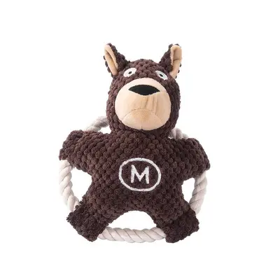 Plush Squeaky Dog Toy, Durable, for Medium and Large Dogs