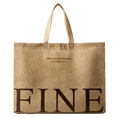 Laminated Non-Woven Gift Bag, Thickened Clothing Store Bag
