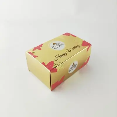 Ferrero 2-Piece Gift Box, Gold Wedding Candy Box - 7