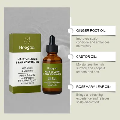 HOEGOA Nourishing Daily Hair Care Oil for Shine and Moisture