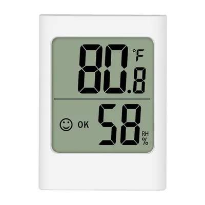 Mini Dijital İç Mekan Termo-Higrometre Mıknatıslı Arka Aydınlatmalı
