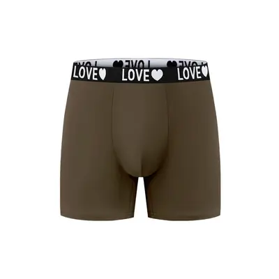 Herren Boxershorts lang mit Buchstaben-Bund, europäische Größen