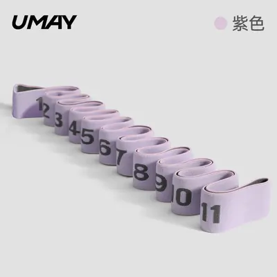 Yoga Resistance Band with Numbered Segments for Strength Training - 9