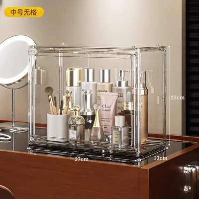 Cosmetic storage box, acrylic, dustproof, multilayer design - 7