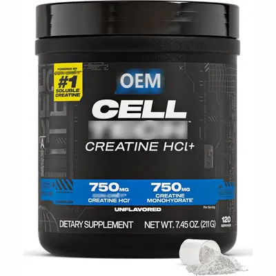 OEM Etiketli Kreatin Tozu Hidroklorür Monohidrat Fitness Spor Beslenme Takviyesi Creatine