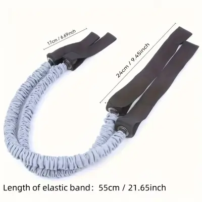 Bauchroller mit Widerstandsseil und bruchsicherem Stoffbezug - 5