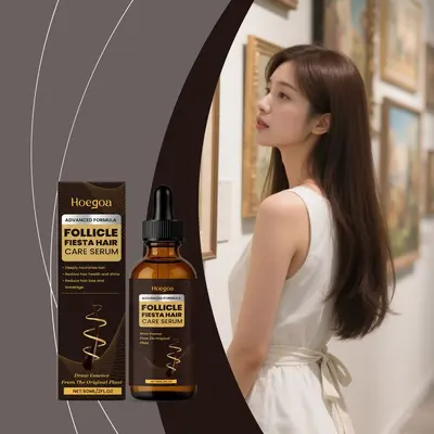 HOEGOA Hair Care Essential Oil, Gentle Moisturizing and Smoothing
