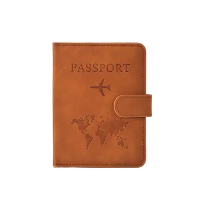 Passport cover, PU leather, magnetic closure, color-changing