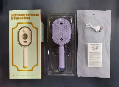 Elektrikli Sprey Hava Yastıklı Tarak, Kafa Derisi Masajı, Taşınabilir - 10