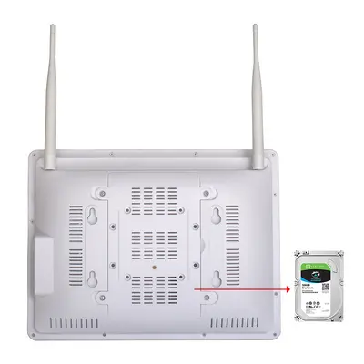Graffiti wireless monitoring kit camera, full monitor set with screen, indoor and outdoor wifi camera export