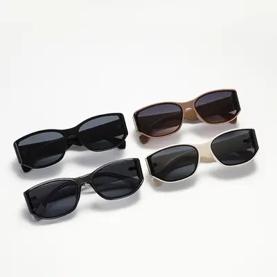 Cat-Eye Sunglasses, Retro Design, UV Protection, Curved Lenses