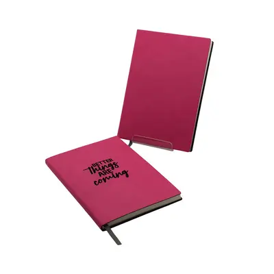 A5 boş PU deri kapaklı lazer gravür defter - 8