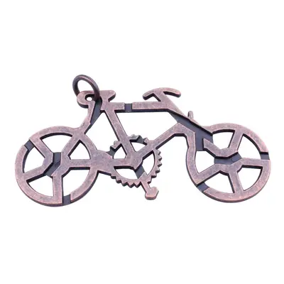 Children's Brain-Teaser PUZZLE Set with Nine Linked Rings and Magic Heart Lock - 10