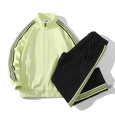Zweiteiliger Sportanzug für Herren und Damen, Frühling und Herbst