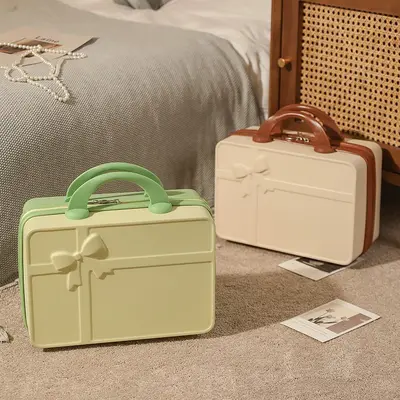 2025 luggage 14 inch suitcase stylish mini storage cosmetic bag luxury gift box wholesale