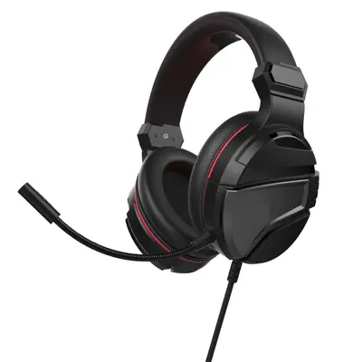 Dier Wired Gaming Headset, Steel Over-Ear with Mic - 8